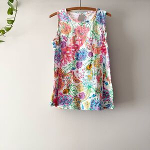 Fresh Produce Tropical Palm‎ Print Tank Size M